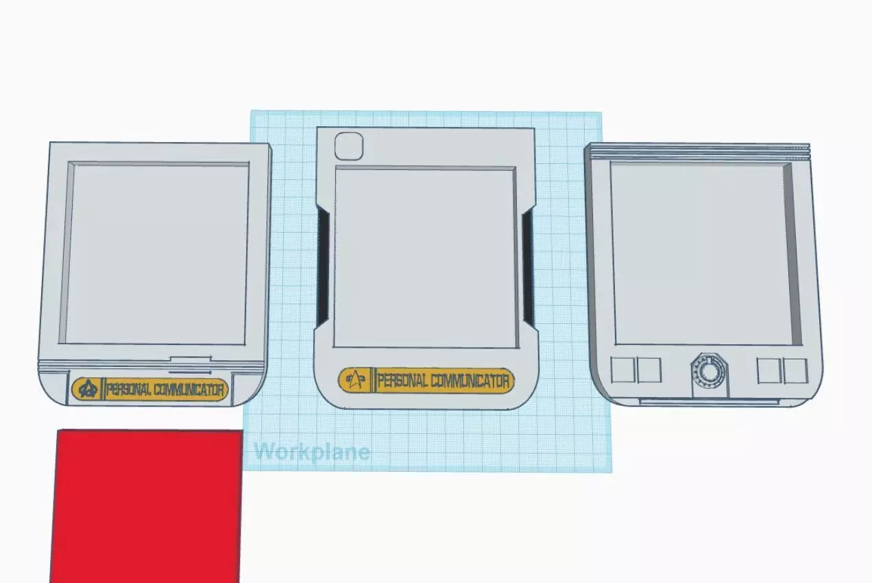 Star trek Combadge display frames 3D print model_0