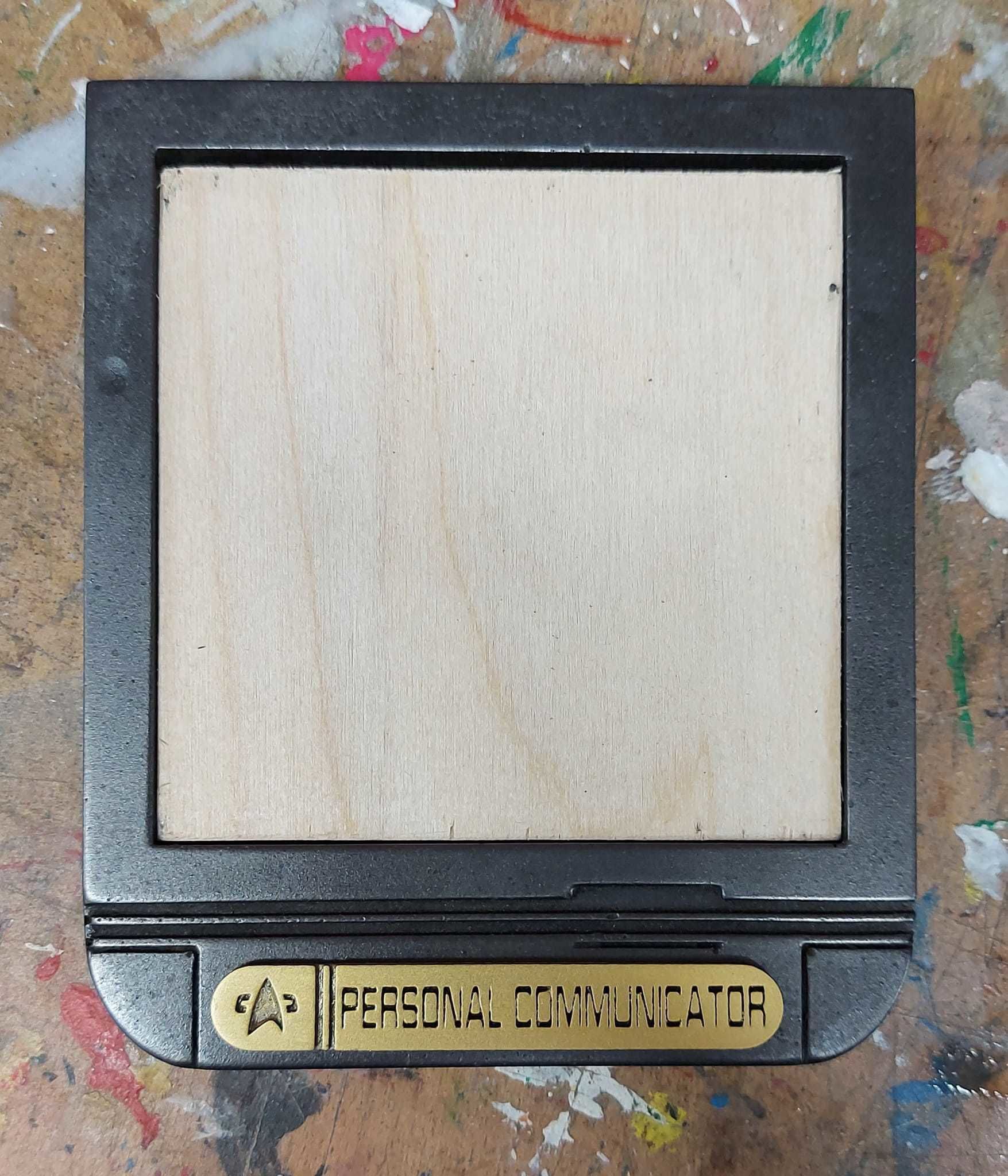 Star trek Combadge display frames 3D print model_5