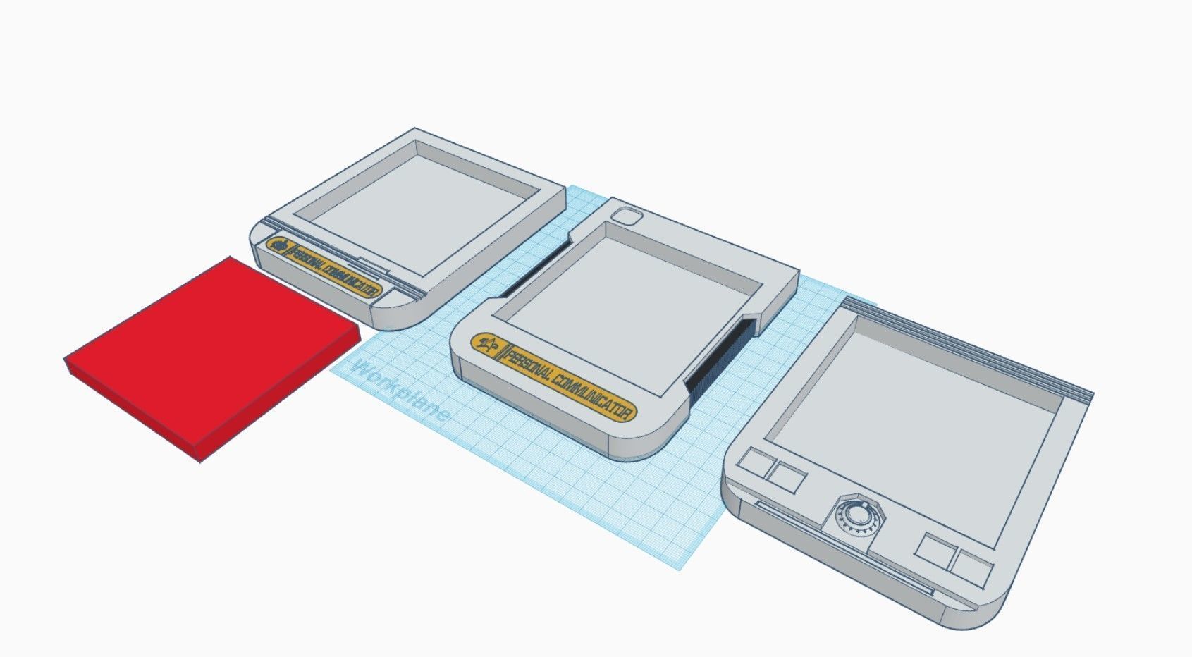 Star trek Combadge display frames 3D print model_1