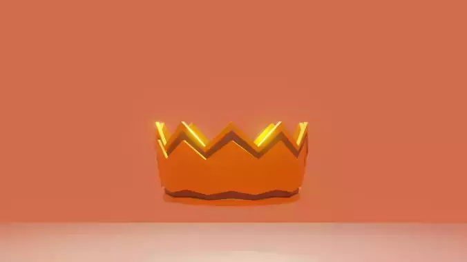 Game Ready Low Poly King Crown