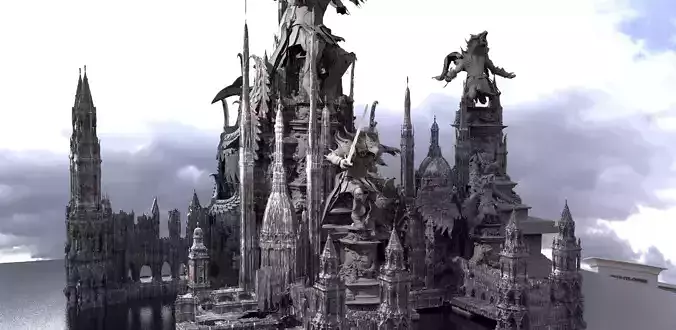 Lycan Palace Kings Castle Kitbash 1 