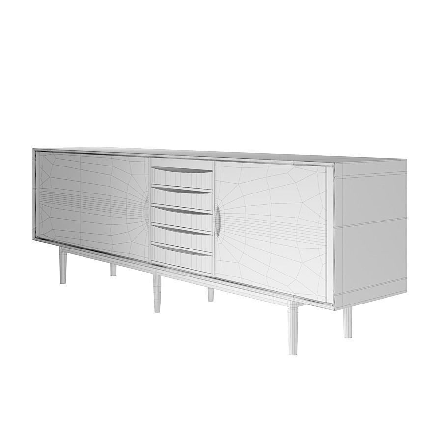Arne Vodder Sideboard 3D model_1