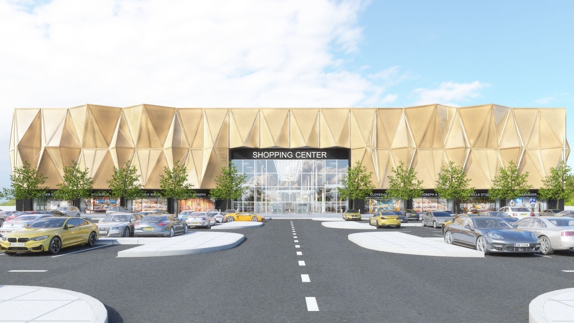 Shopping Centre 2 - Interior and Exterior 3D model_5