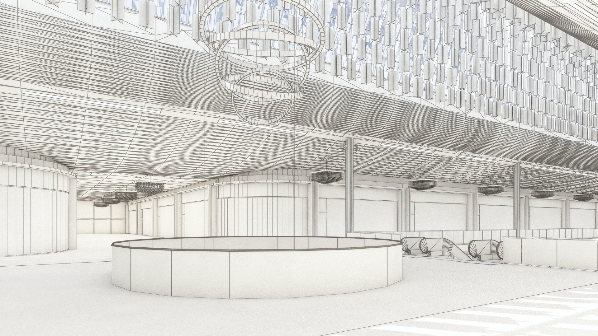 Shopping Centre 2 - Interior and Exterior 3D model_24