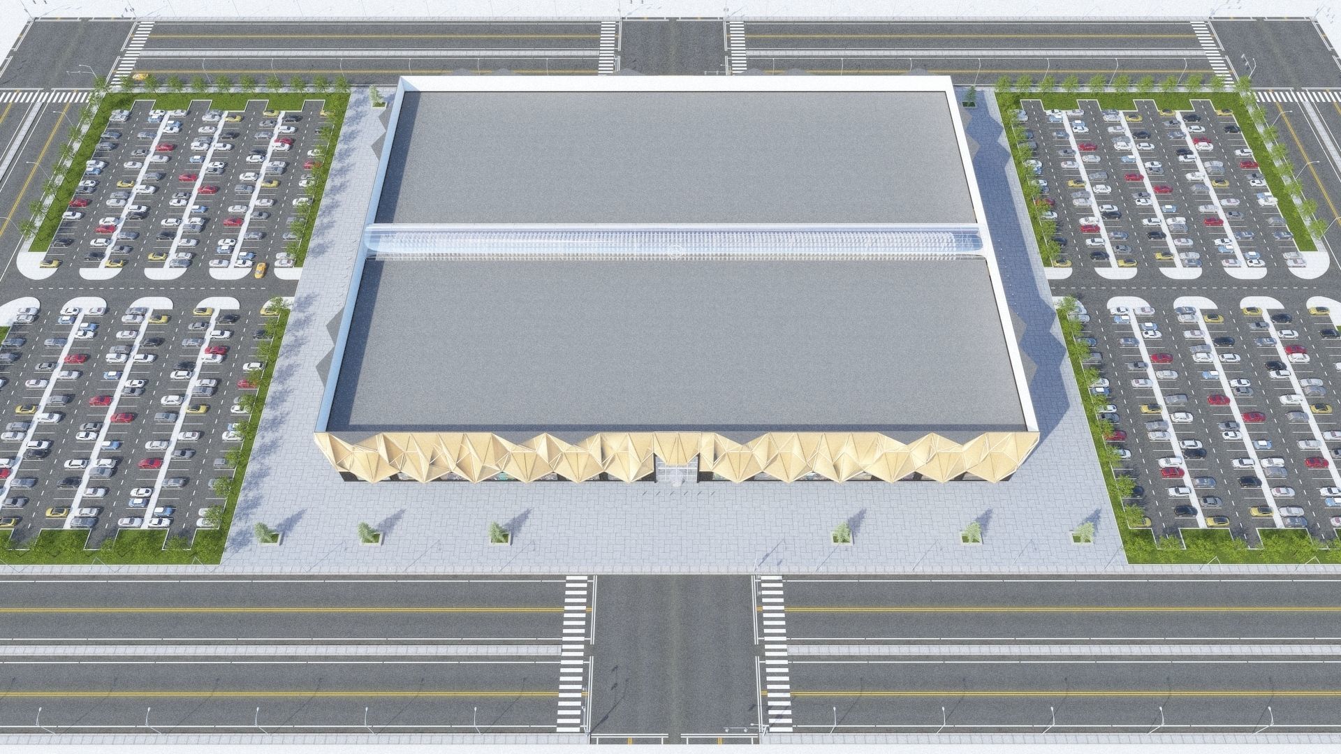 Shopping Centre 2 - Interior and Exterior 3D model_16