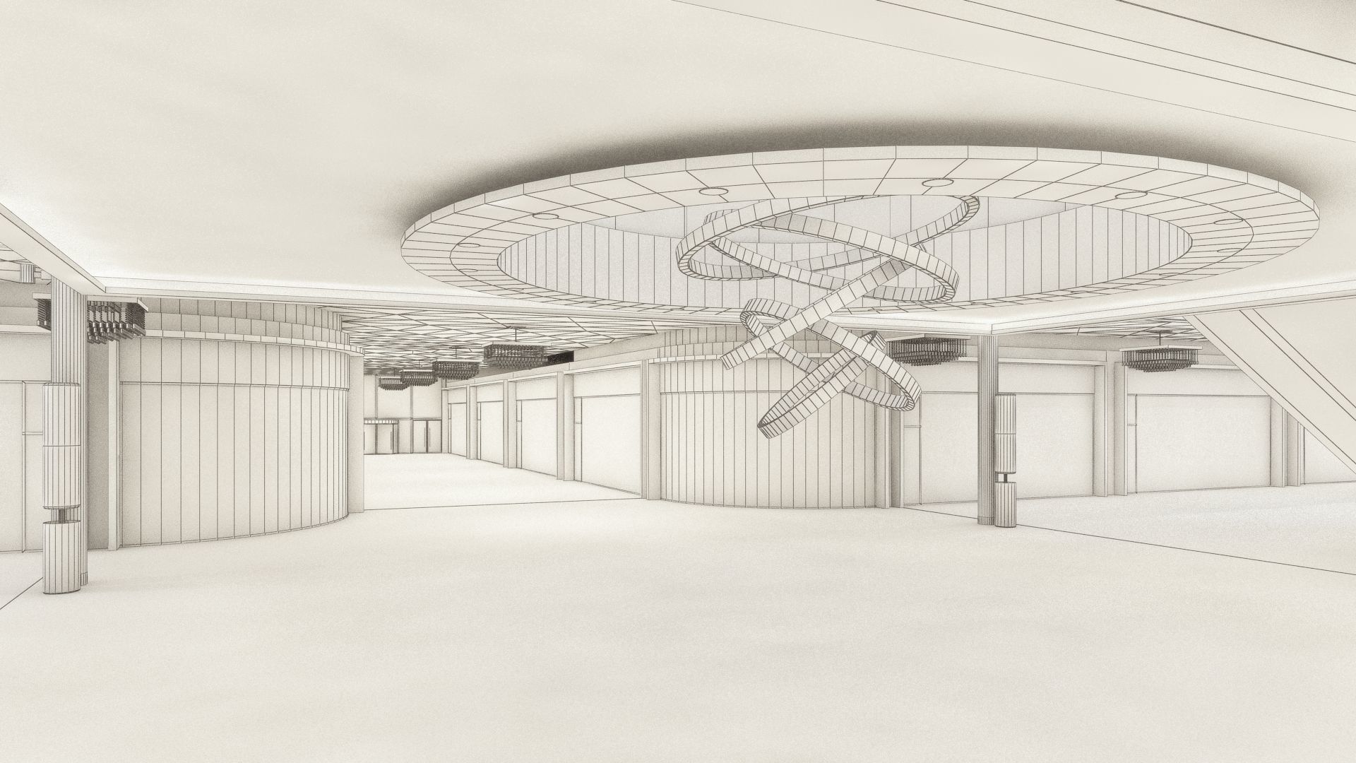 Shopping Centre 2 - Interior and Exterior 3D model_27