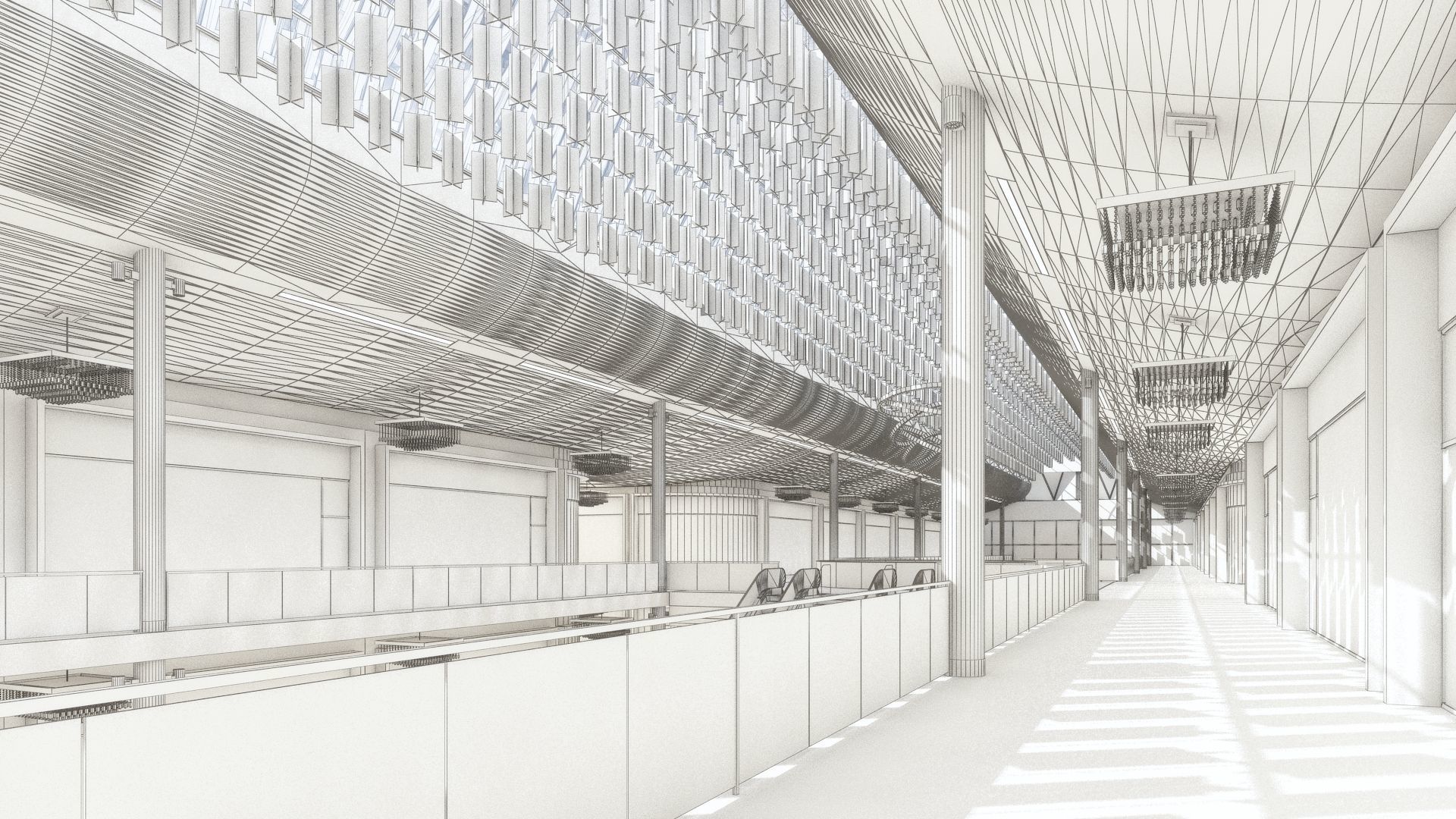 Shopping Centre 2 - Interior and Exterior 3D model_19