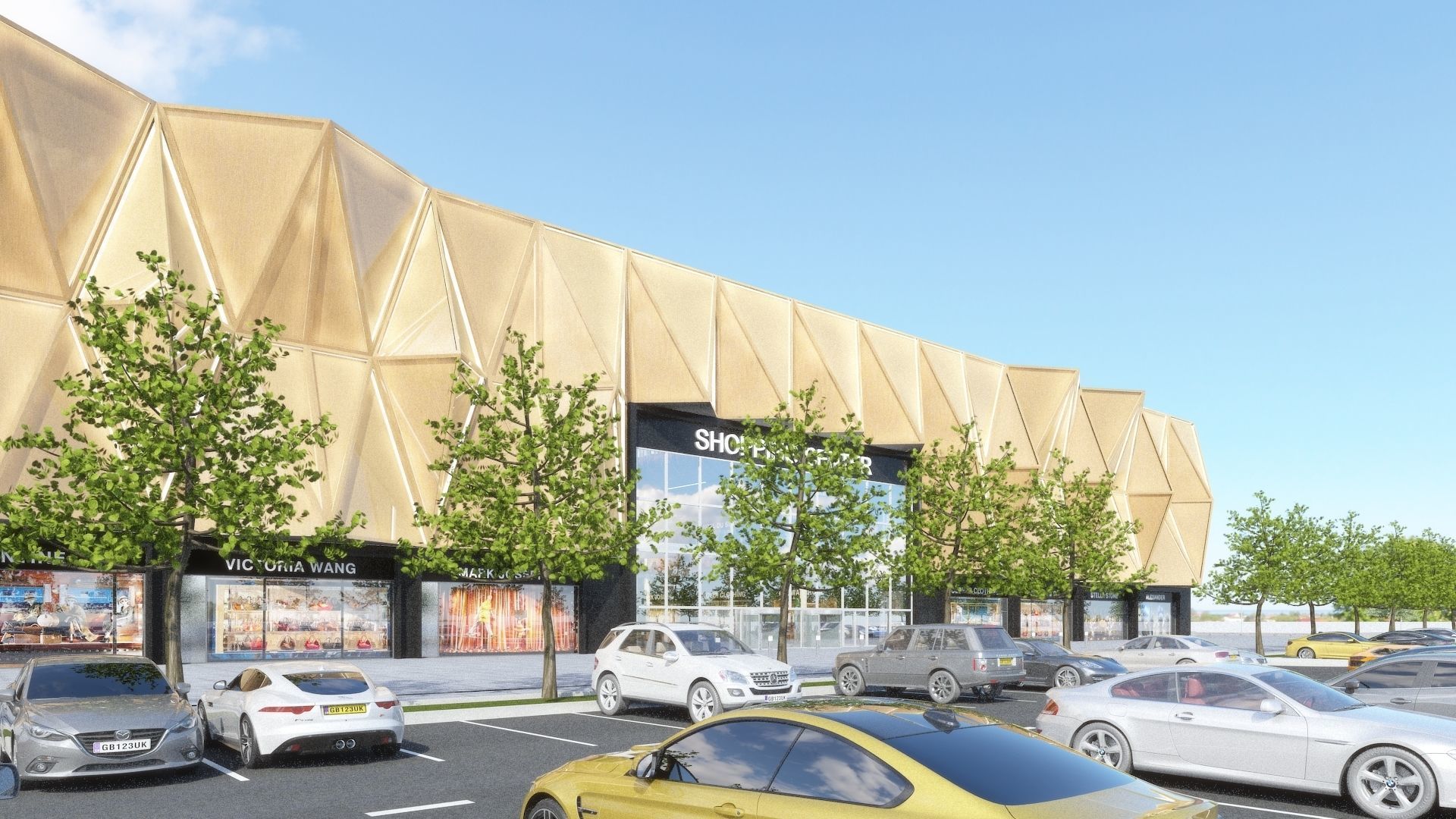 Shopping Centre 2 - Interior and Exterior 3D model_6