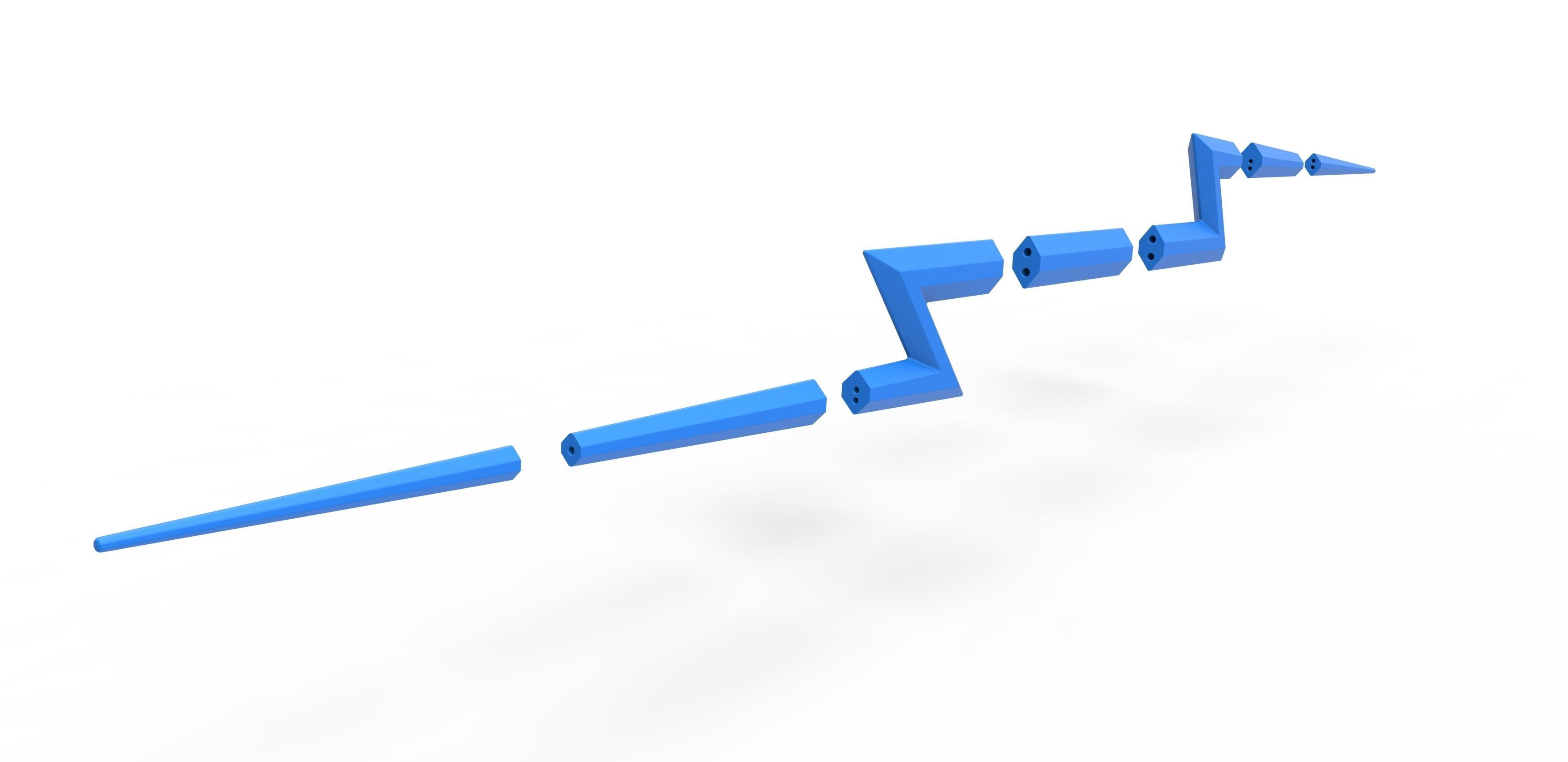 Lightning of Zeus from the movie Thor Love and Thunder 2022 3D print model_15