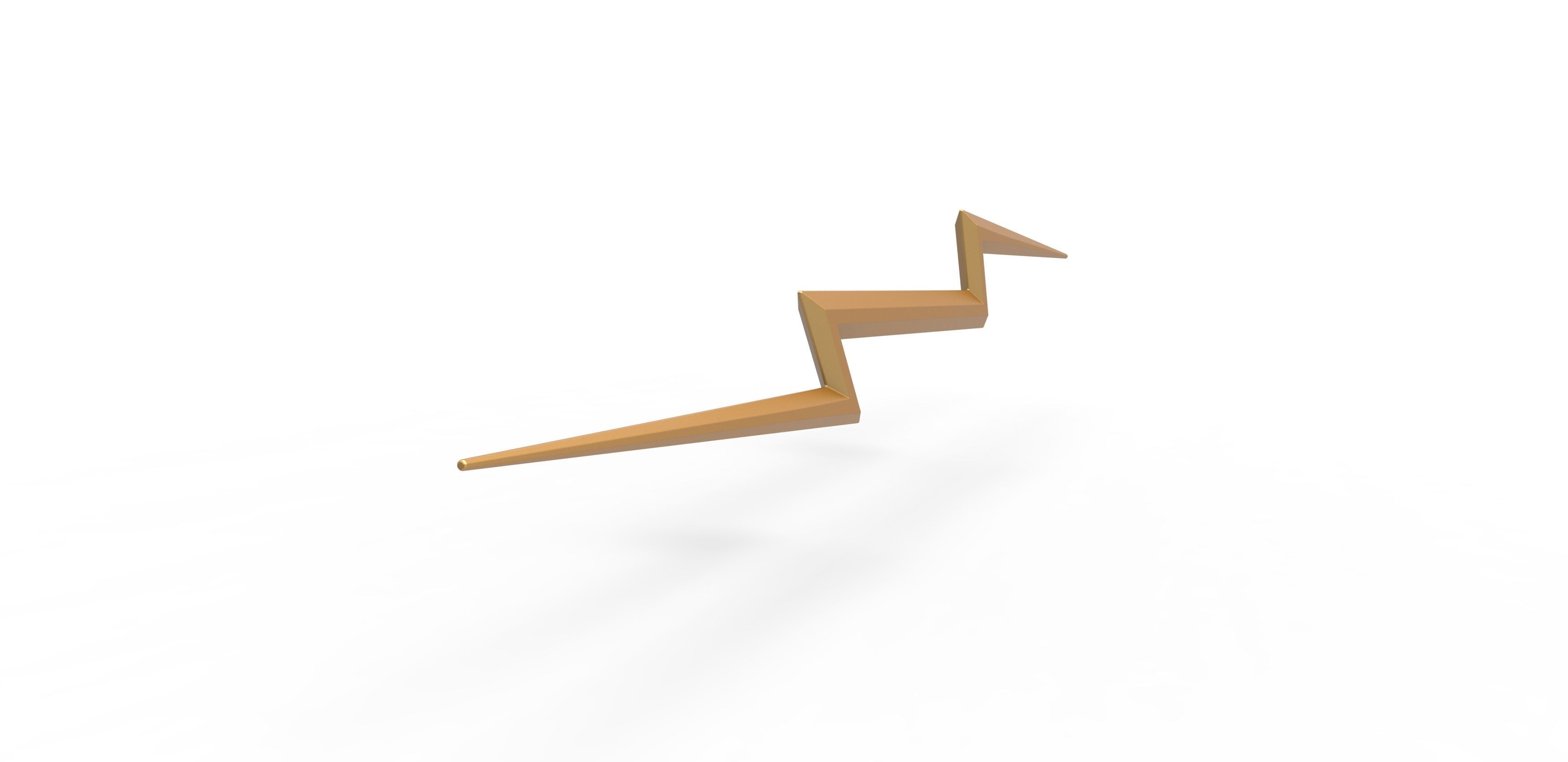 Lightning of Zeus from the movie Thor Love and Thunder 2022 3D print model_4