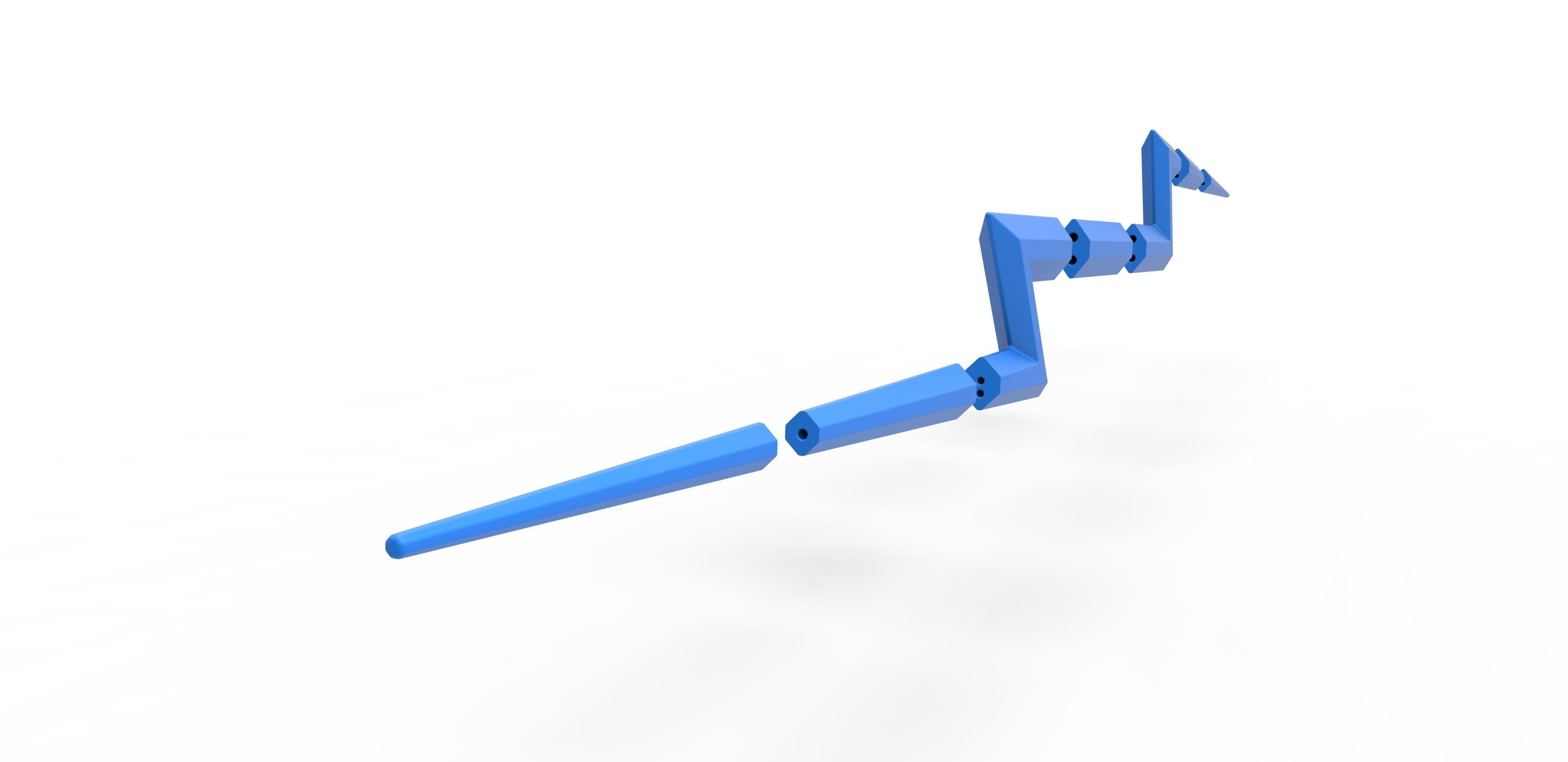 Lightning of Zeus from the movie Thor Love and Thunder 2022 3D print model_16