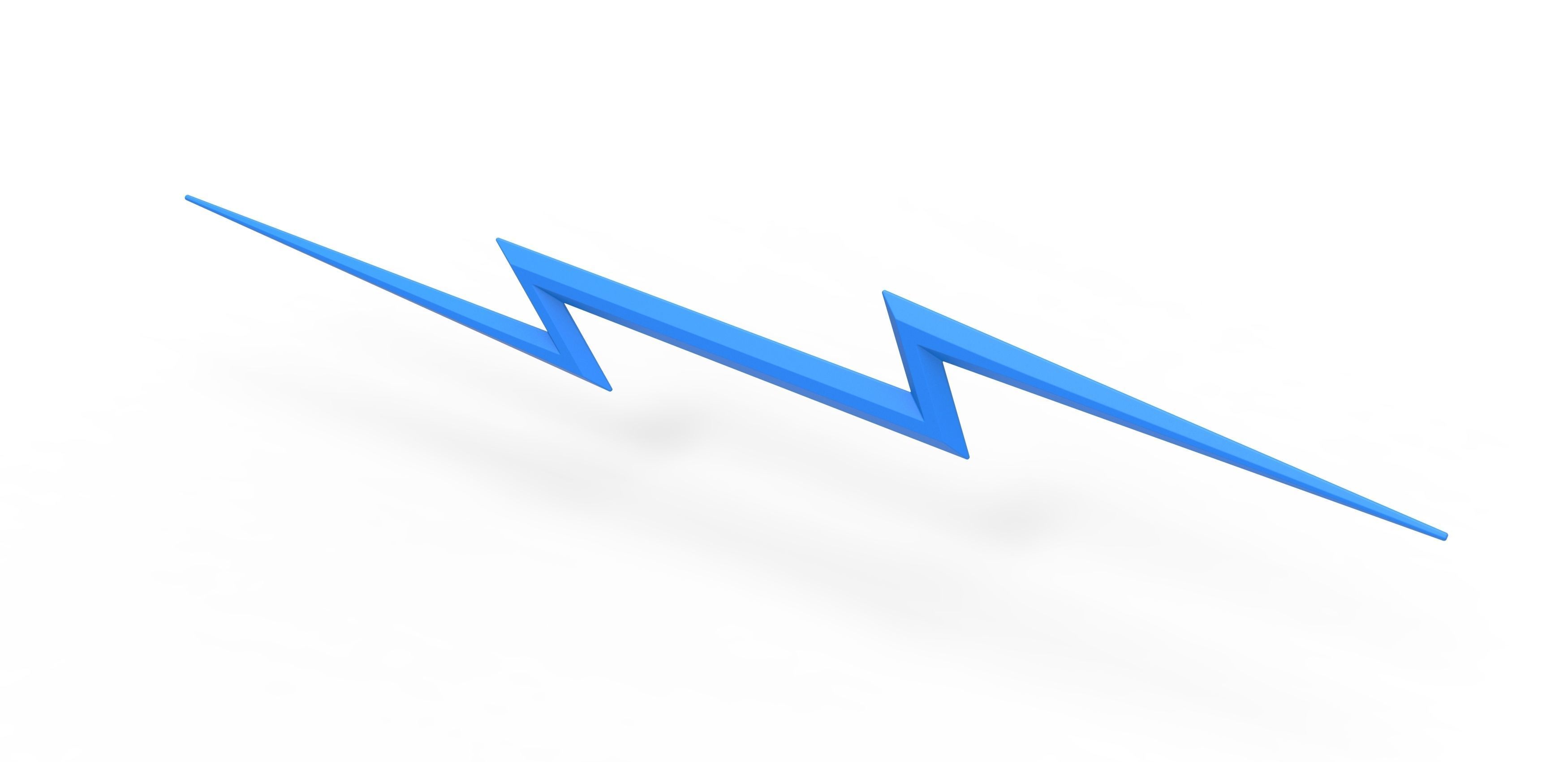 Lightning of Zeus from the movie Thor Love and Thunder 2022 3D print model_12