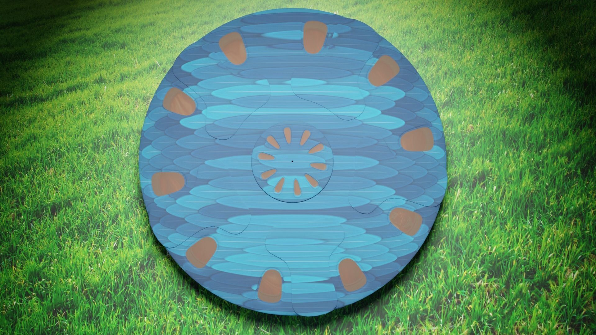 Flying Disk 3D model_2