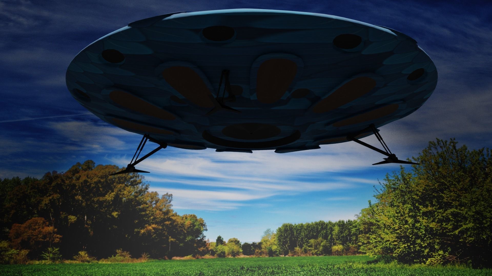 Flying Disk 3D model_1