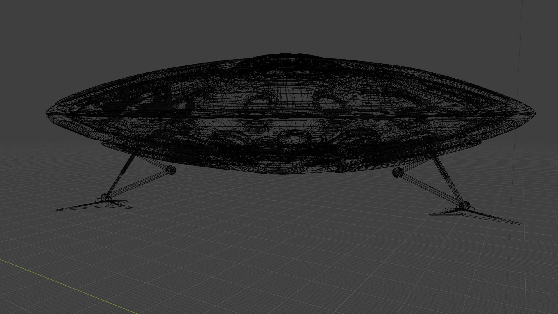 Flying Disk 3D model_3