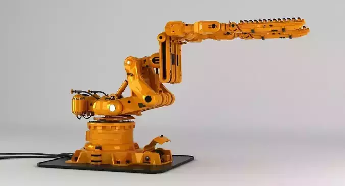 Robot Arm Rigged 3D model
