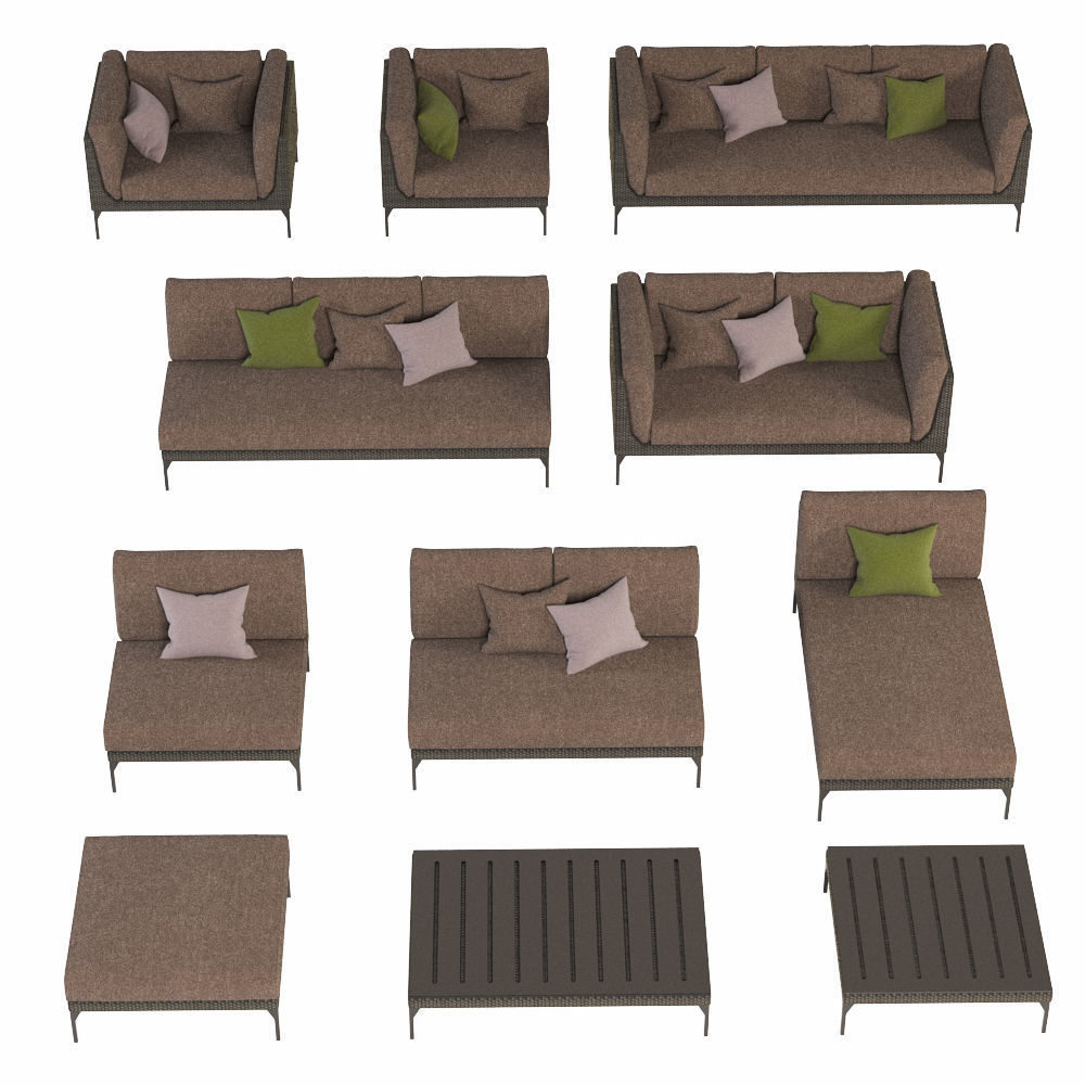 Dedon Mu Collection 3D model_20