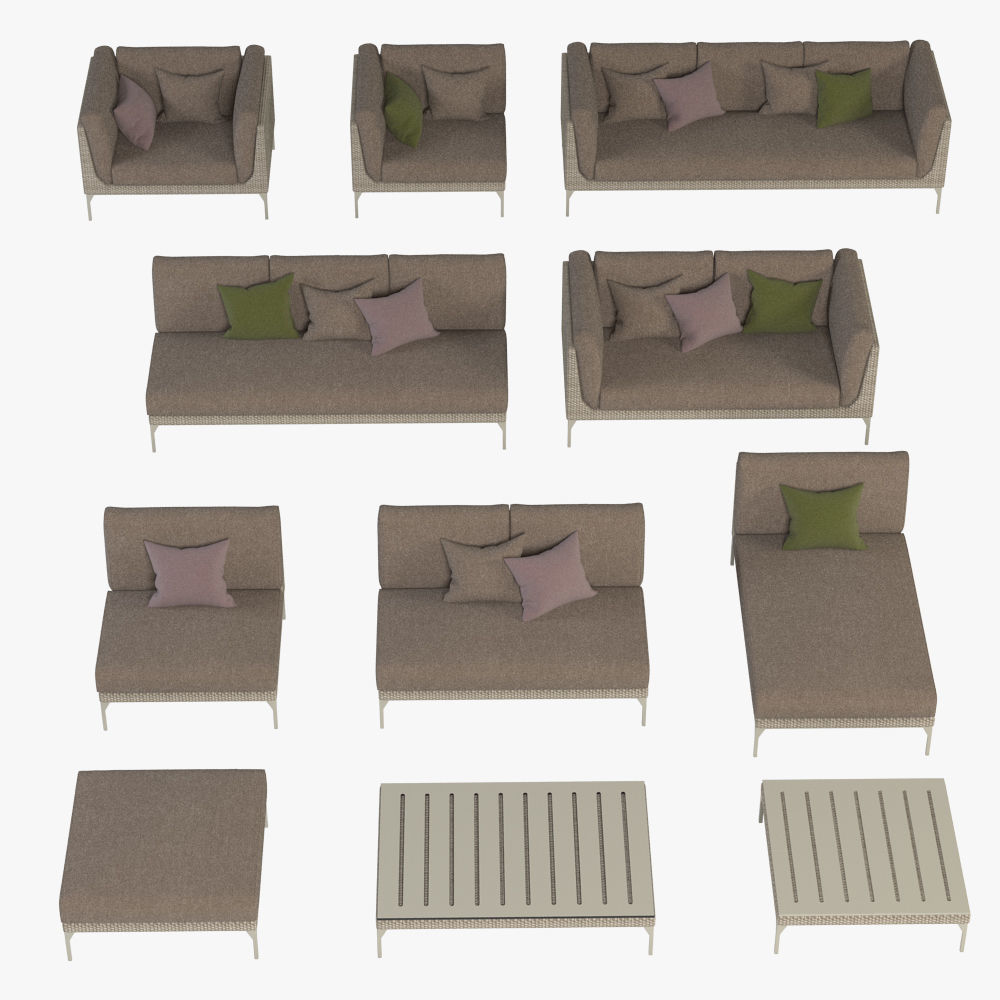 Dedon Mu Collection 3D model_23