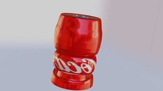 coca cola 3D model