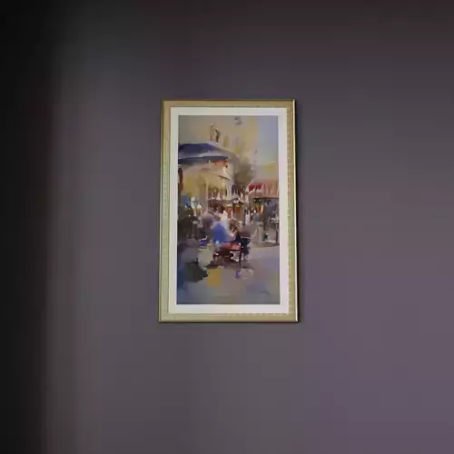 Framed Watercolor Painting 9