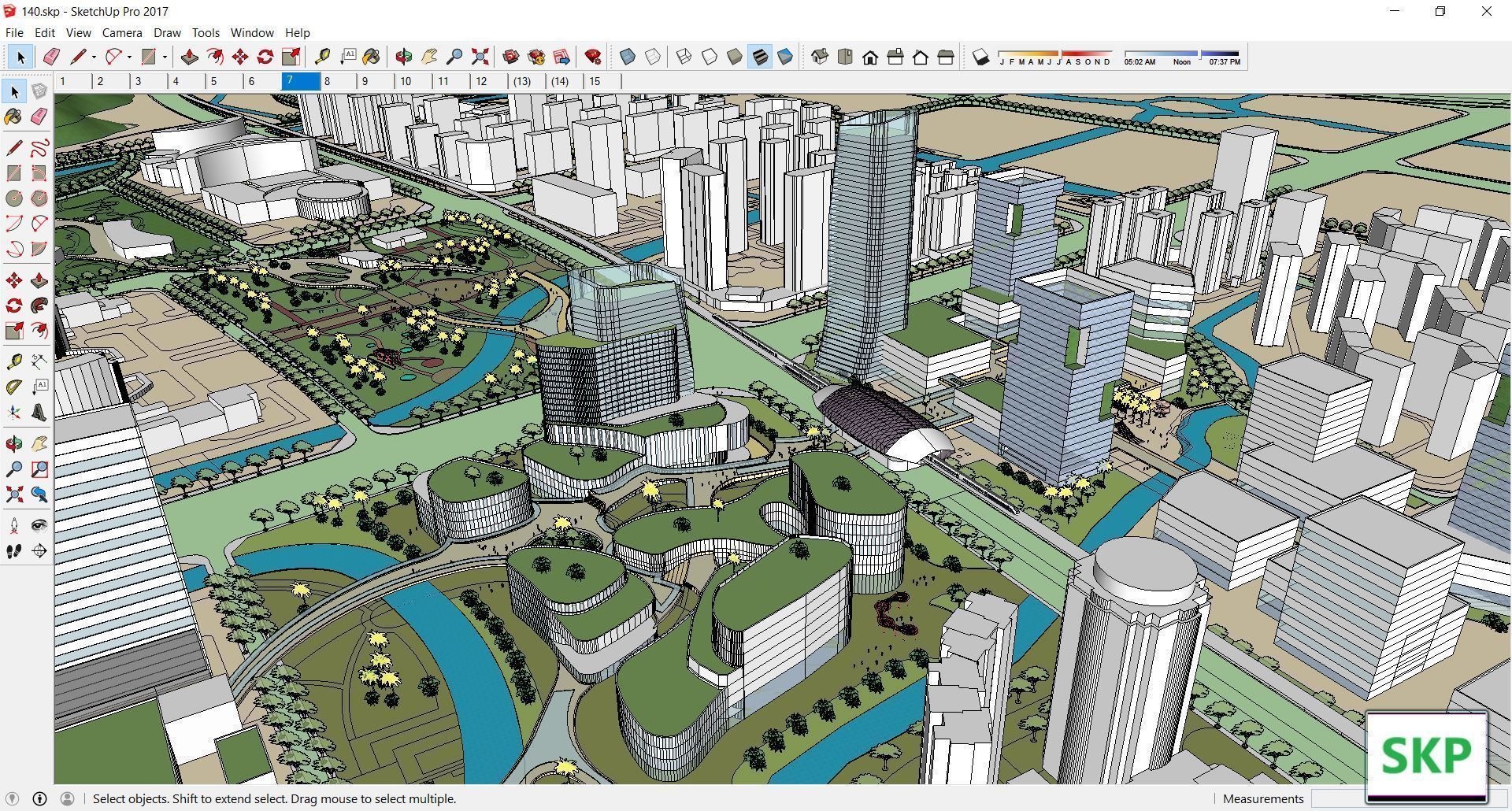 Sketchup Complex 140 3D model_12