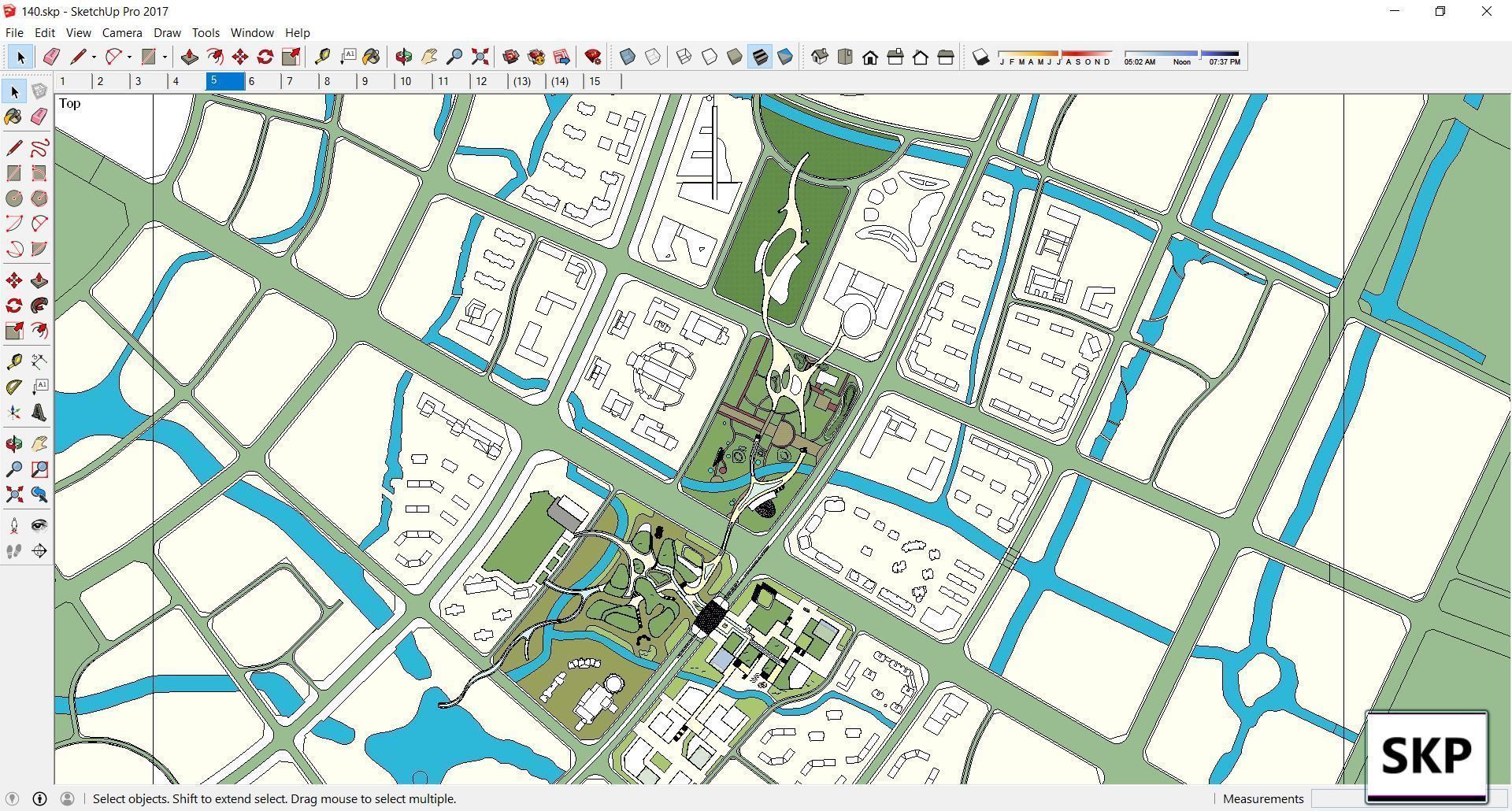Sketchup Complex 140 3D model_10