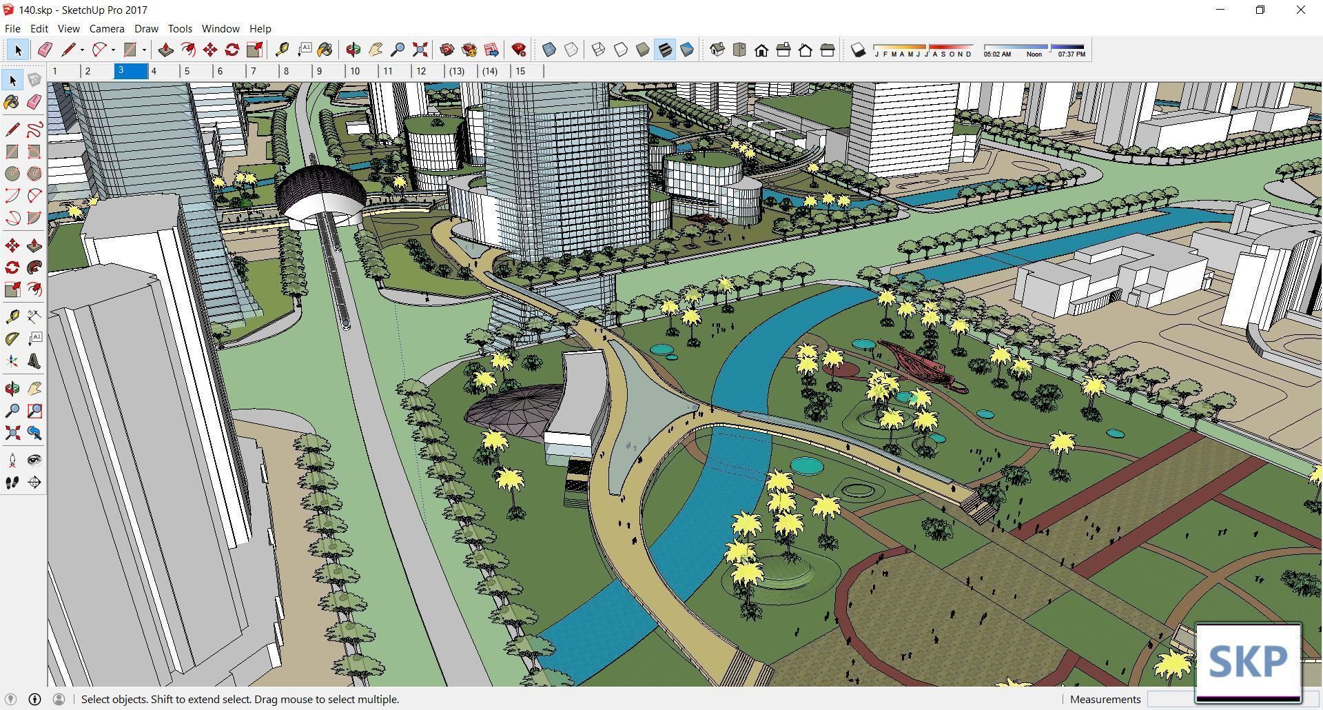 Sketchup Complex 140 3D model_8