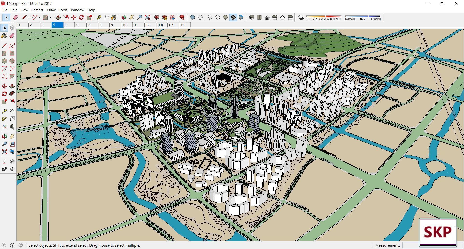 Sketchup Complex 140 3D model_9