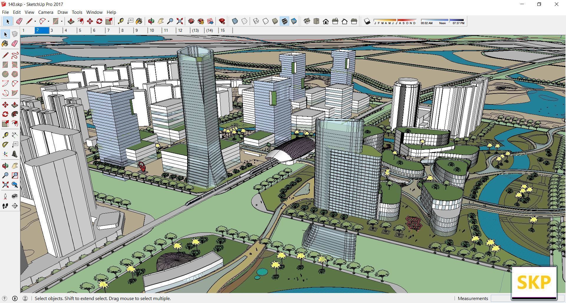 Sketchup Complex 140 3D model_7