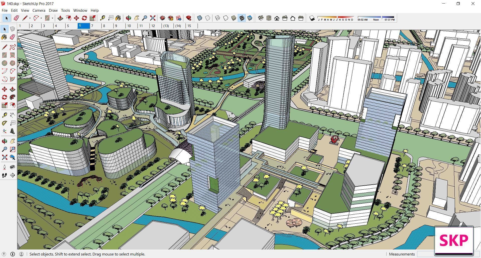 Sketchup Complex 140 3D model_11
