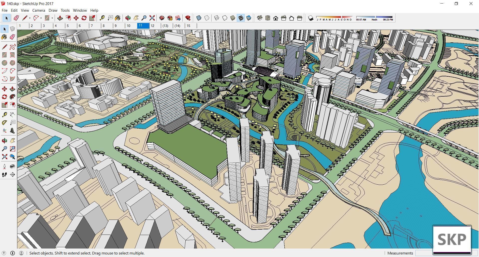 Sketchup Complex 140 3D model_2