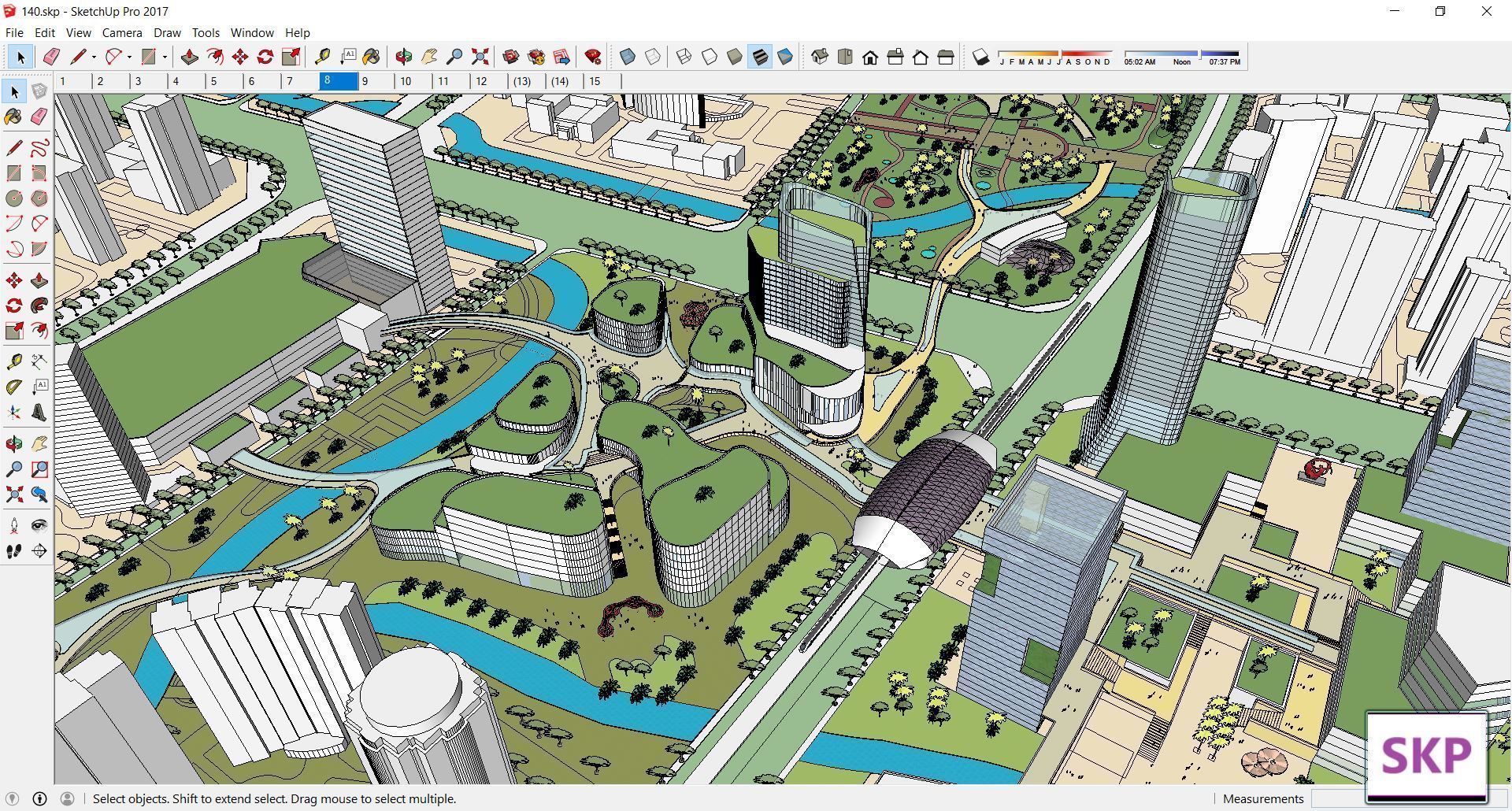 Sketchup Complex 140 3D model_13