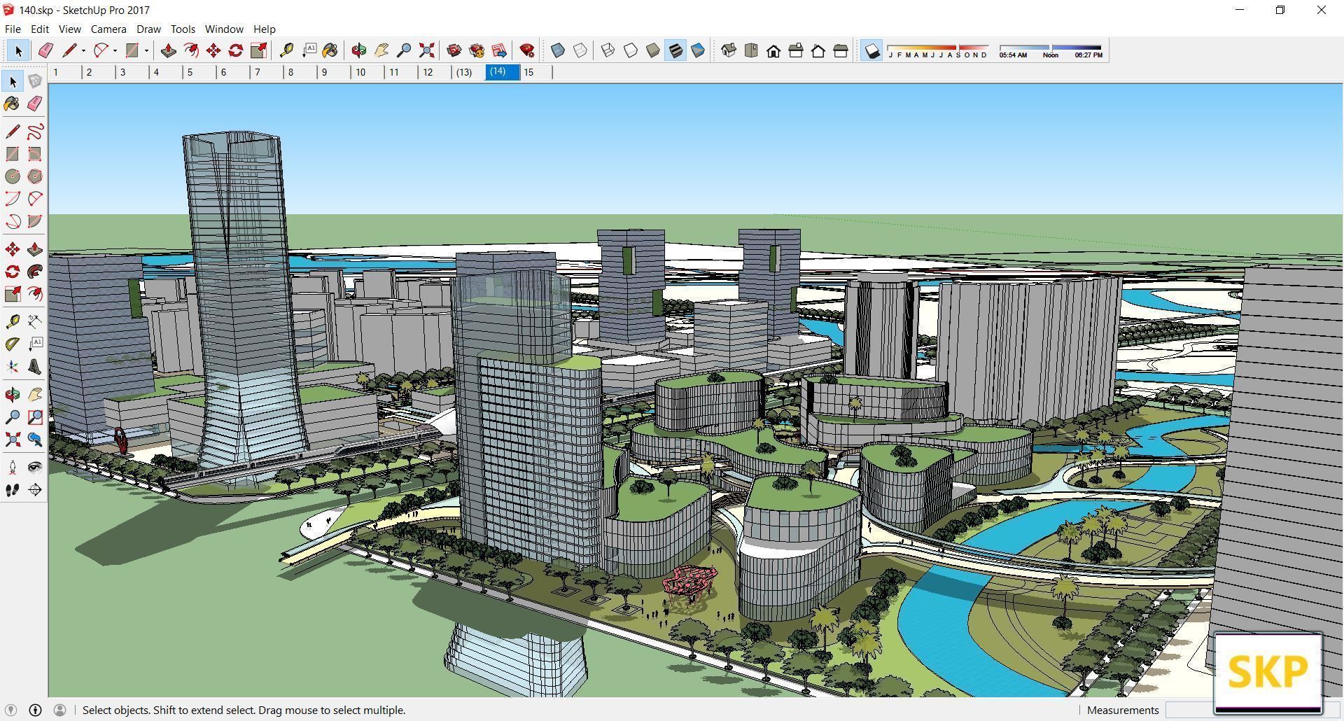 Sketchup Complex 140 3D model_5