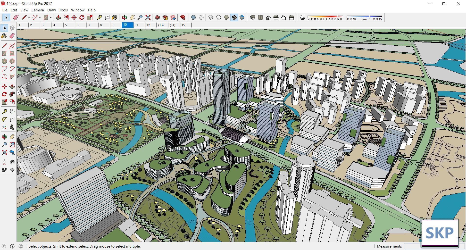 Sketchup Complex 140 3D model_1