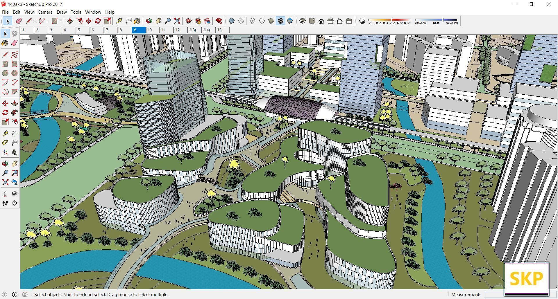 Sketchup Complex 140 3D model_14