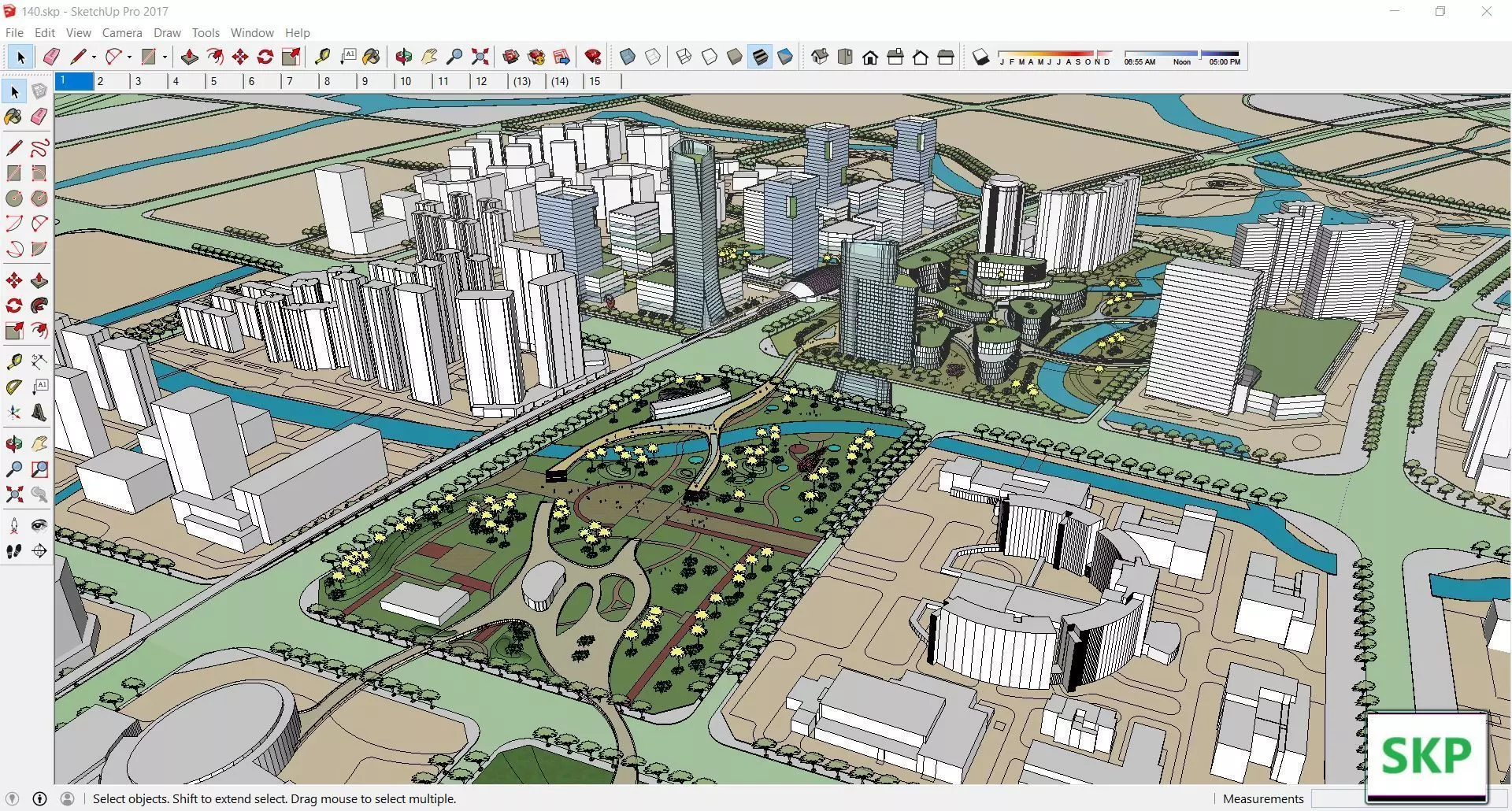 Sketchup Complex 140 3D model_0