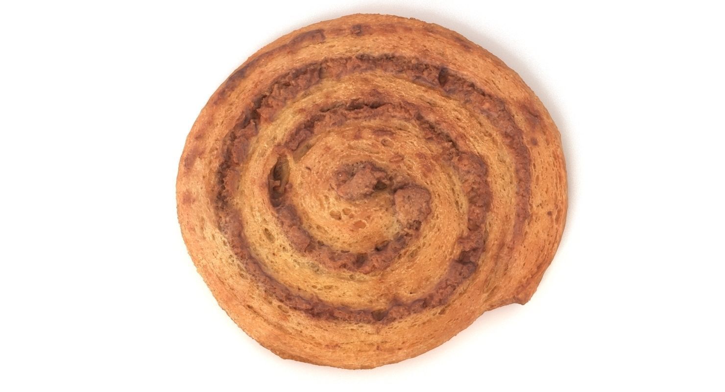 Pastry Collection cinnamon roll 3D model_28