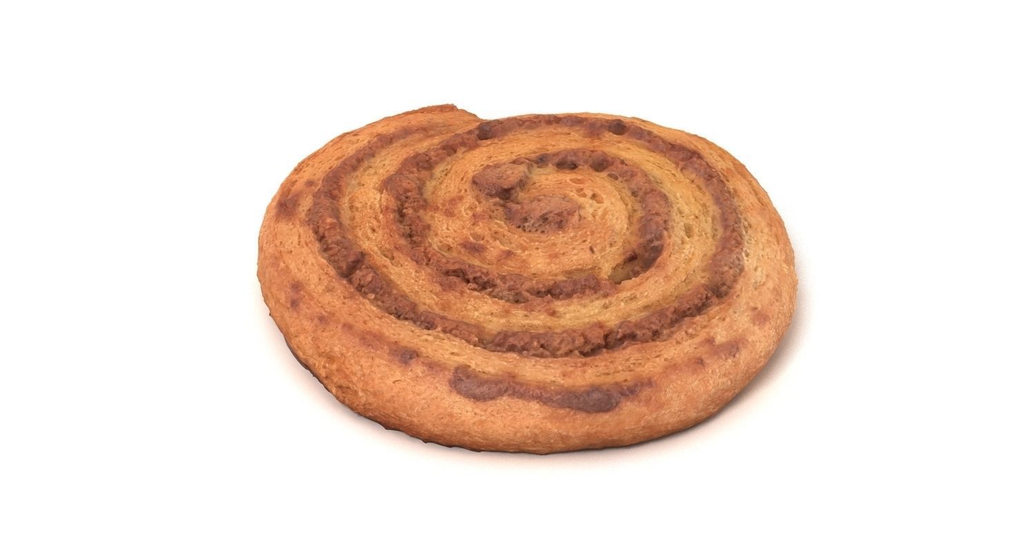 Pastry Collection cinnamon roll 3D model_36
