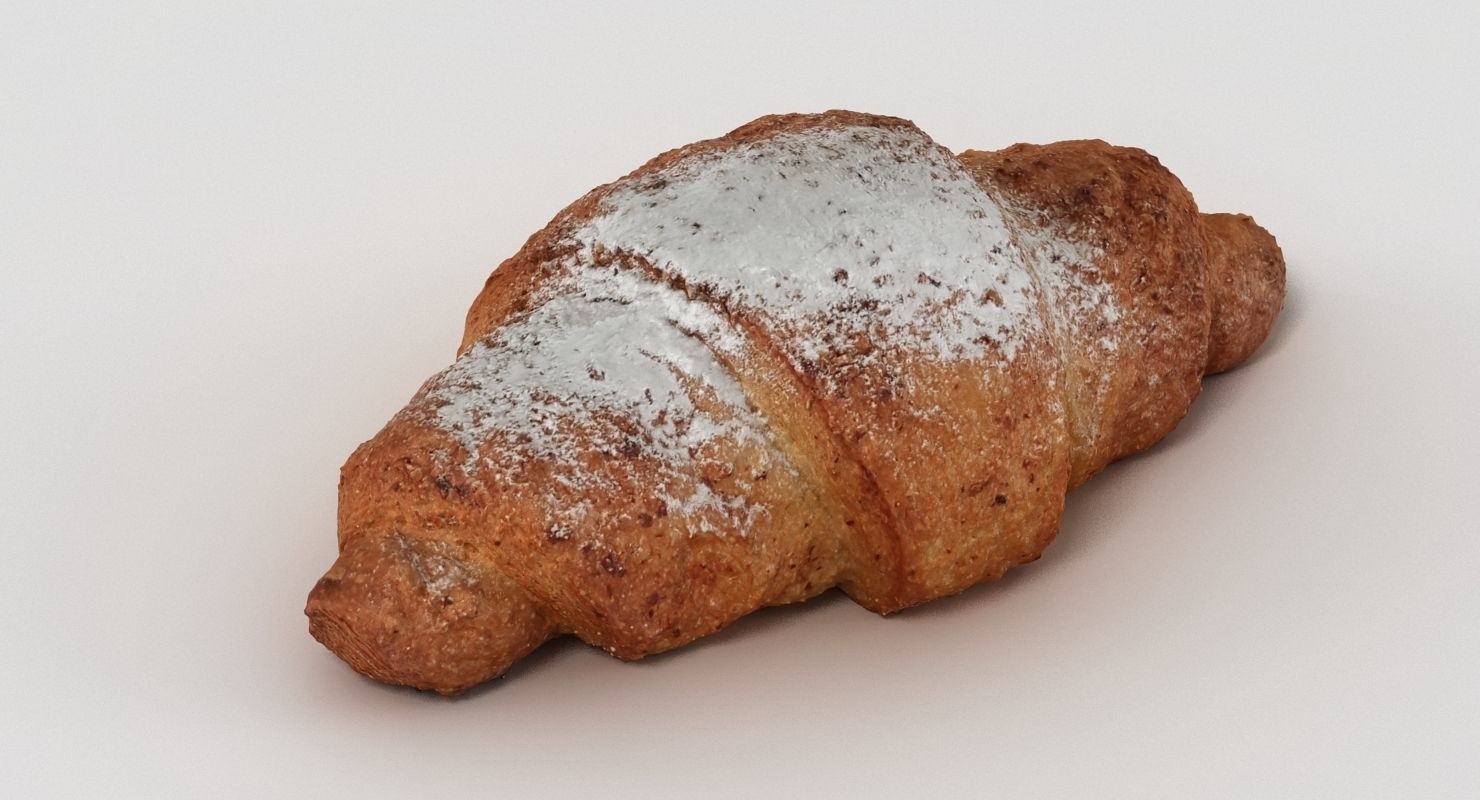 Pastry Collection cinnamon roll 3D model_1