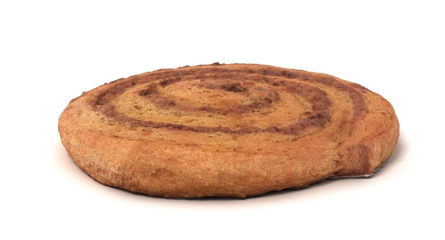 Pastry Collection cinnamon roll 3D model_24