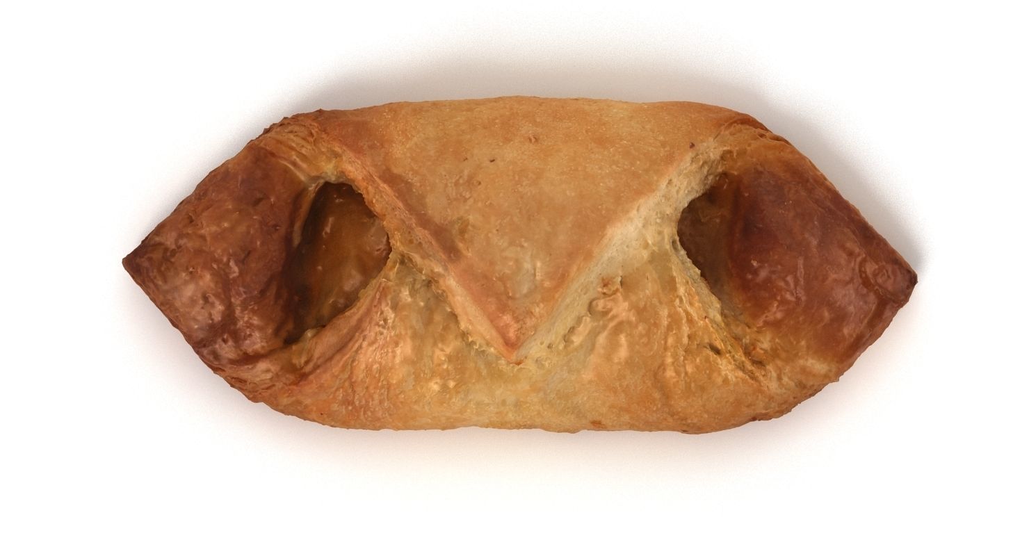 Pastry Collection cinnamon roll 3D model_13