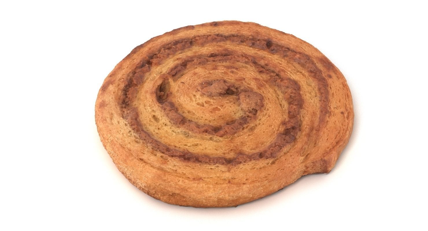 Pastry Collection cinnamon roll 3D model_18