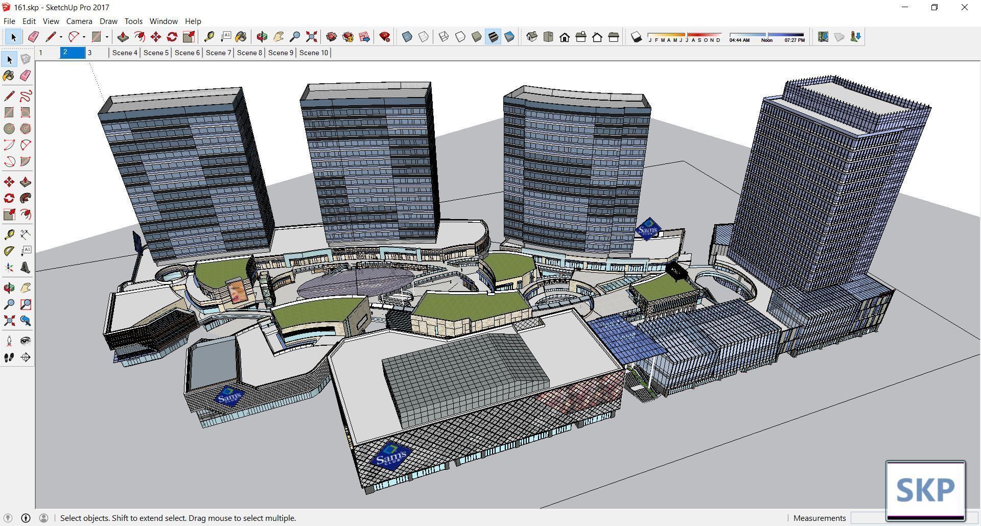 Sketchup Complex 161 3D model_1