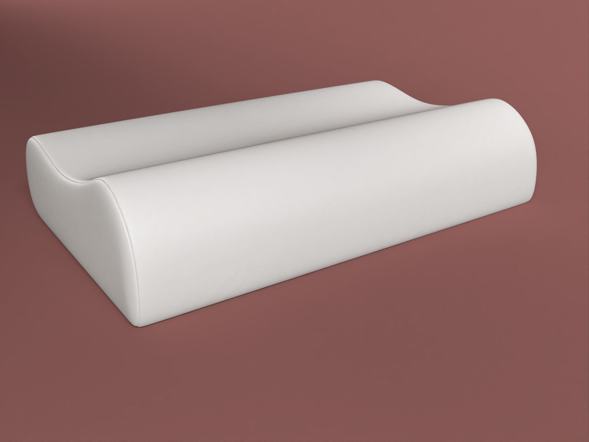 Foam Pillow 3D model_1
