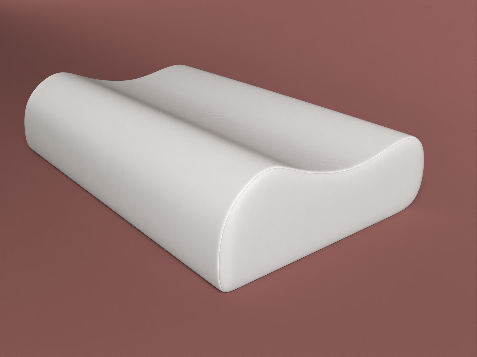 Foam Pillow 3D model_2