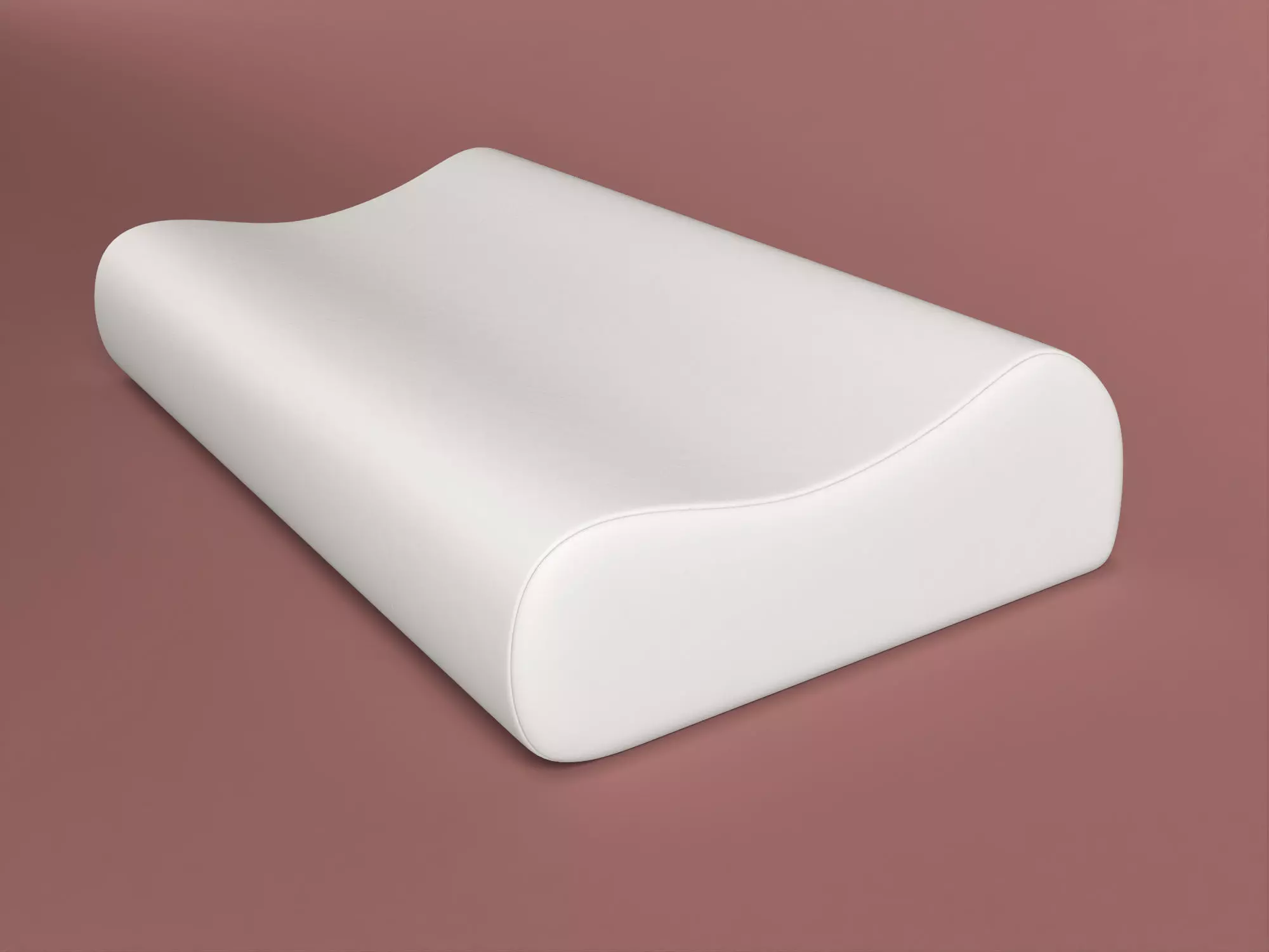 Foam Pillow 3D model_0