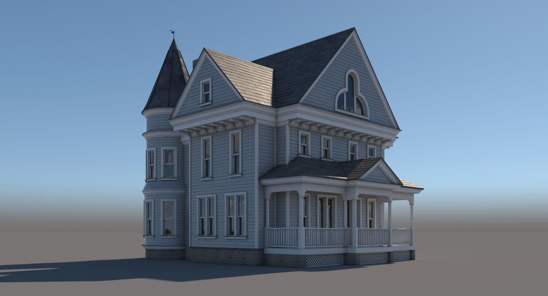 Mansion House 3D model_7