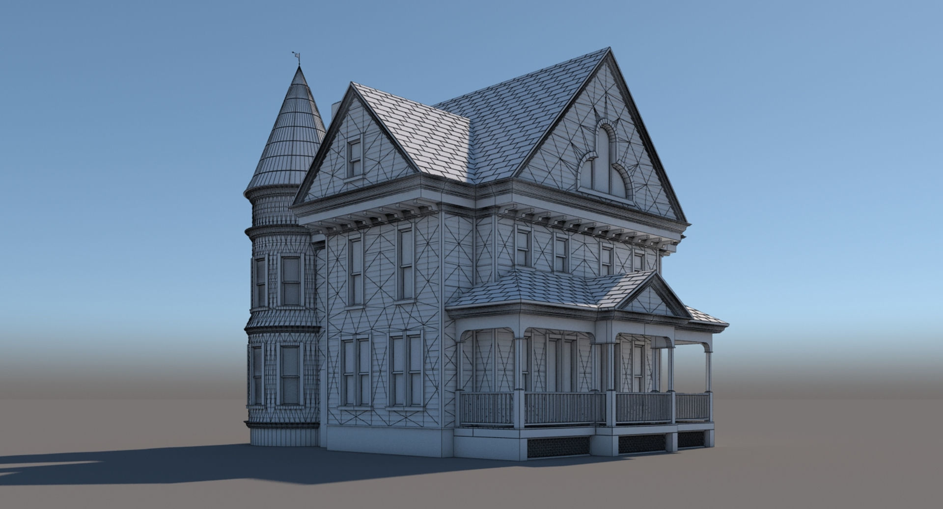 Mansion House 3D model_8