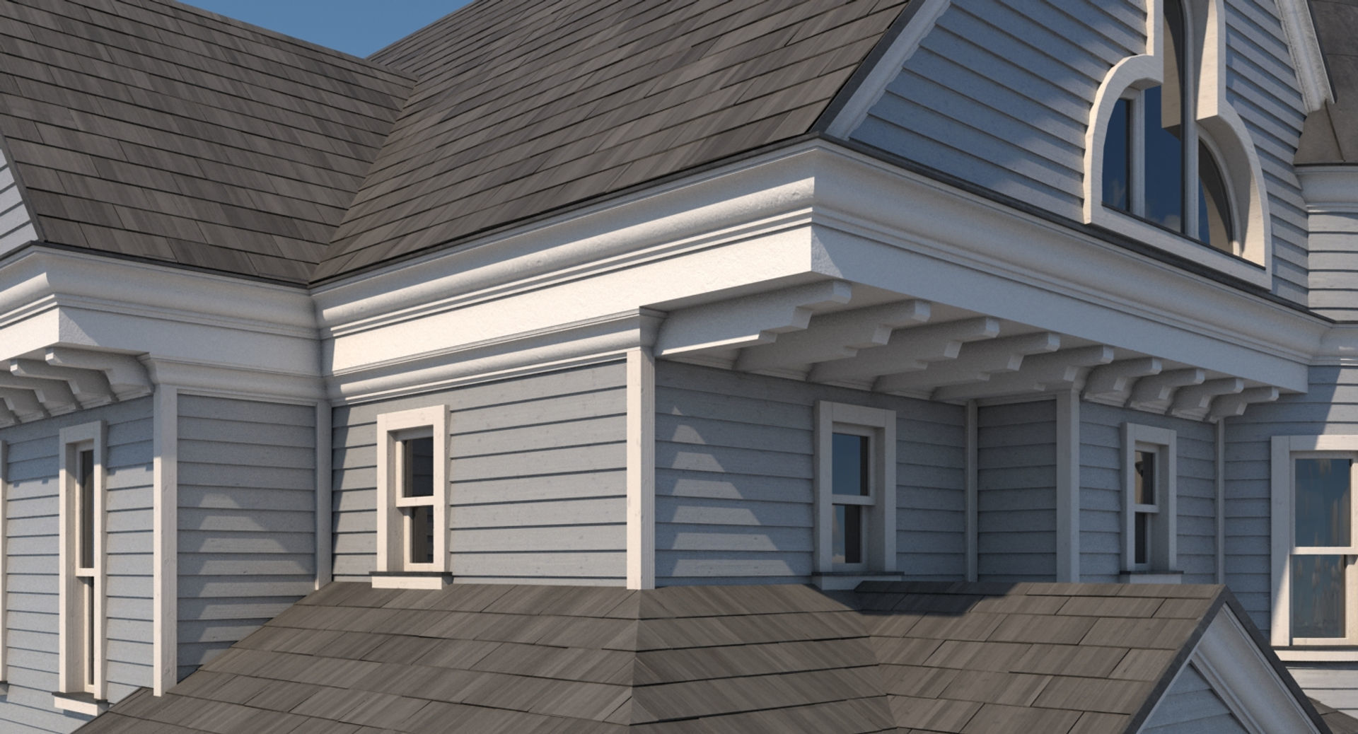 Mansion House 3D model_1