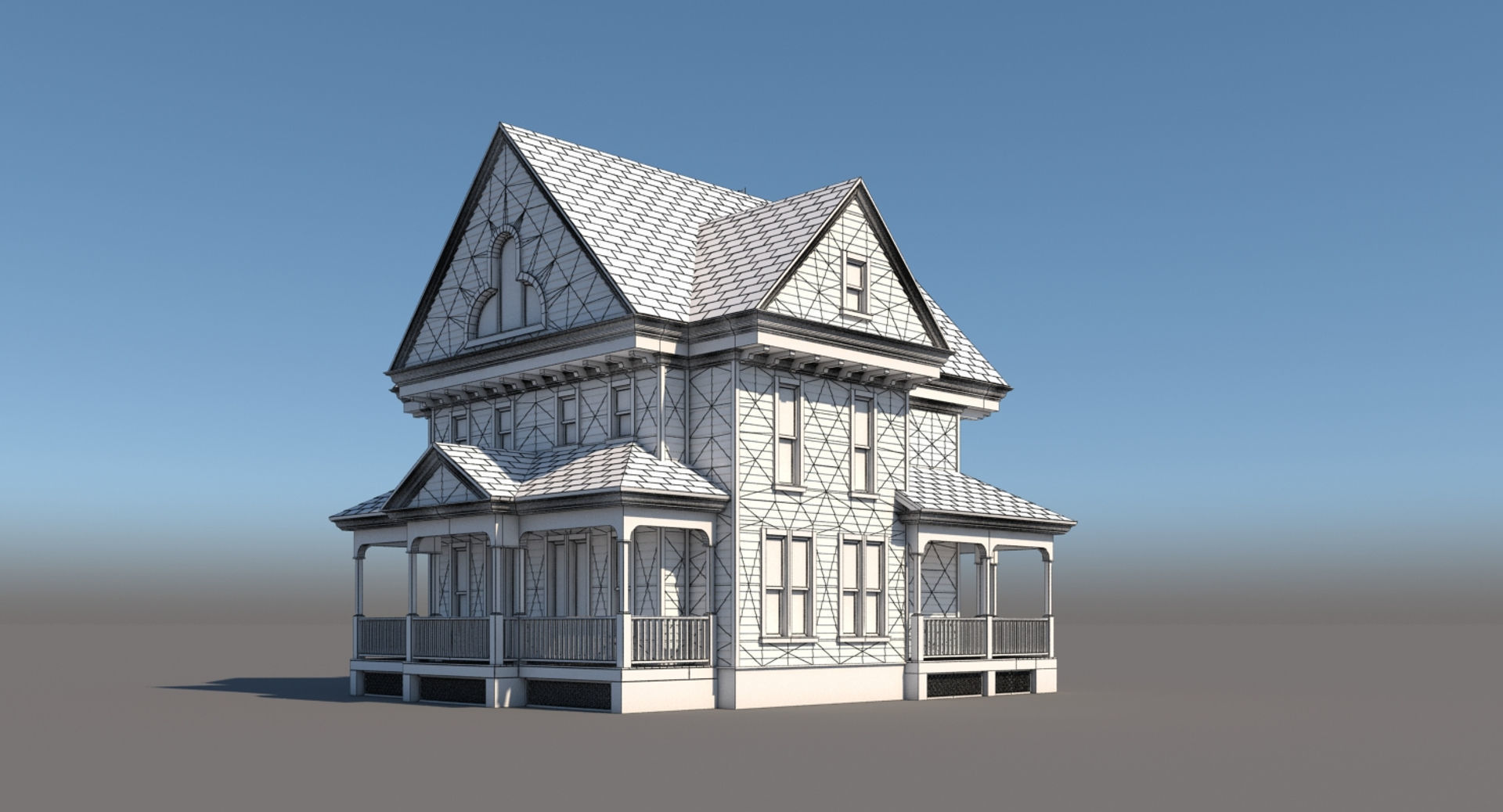 Mansion House 3D model_11